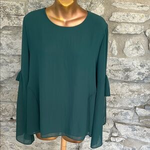 Elegant Green Blouse